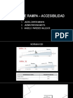 Diseño de Rampa - Accesibilidad