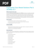 Engineering Cisco Meraki Solutions Part 2 Ecms2