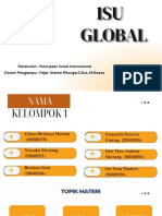 Isu Global - Kelompok 1