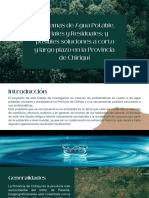 Problemas de agua y posibles soluciones en Chiriquí