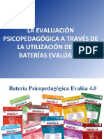 Evaluación psicopedagógica con Evalúa 4.0