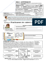 1°eda 1 Act 01 Practicamos Los Valores en Cuaresma