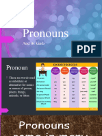 Pronouns: and Its Kinds
