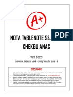 Nota Tablenote Sejarah Chekgu Anas: VERSI 3/2023