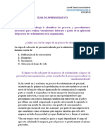 Guia de Aprendizaje N°2: ¿Cuáles Cree Son Las Etapas de Un Proceso de Selección de Personal?