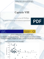 Capitolo VIII: La Curva Di Phillips, Il Tasso Naturale Di Disoccupazione e L'inflazione