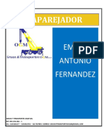 Certificados aparejador Emilio Fernandez