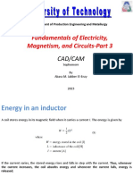 Fundamentals of Electricity, Magnetism, and Circuits-Part 3: Cad/Cam