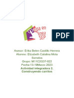 Asesor: Erika Belen Castillo Herrera Alumno: Elizabeth Catalina Mota Serratos Grupo: M11C2G37-022 Fecha:13-19Marzo 2023