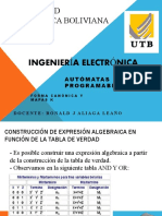 Universidad Tecnológica Boliviana: Ingenier A Electr Nica