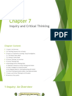 Inquiry and Critical Thinking