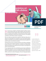 La Crisis Económica y El Retorno Del FMI A Bolivia (O Del 21060)