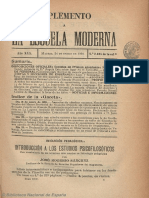 Suplemento A La Escuela Moderna. 24-1-1920, N.º 2.405