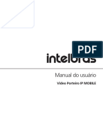 Manual Do Usuário: Vídeo Porteiro IP MOBILE