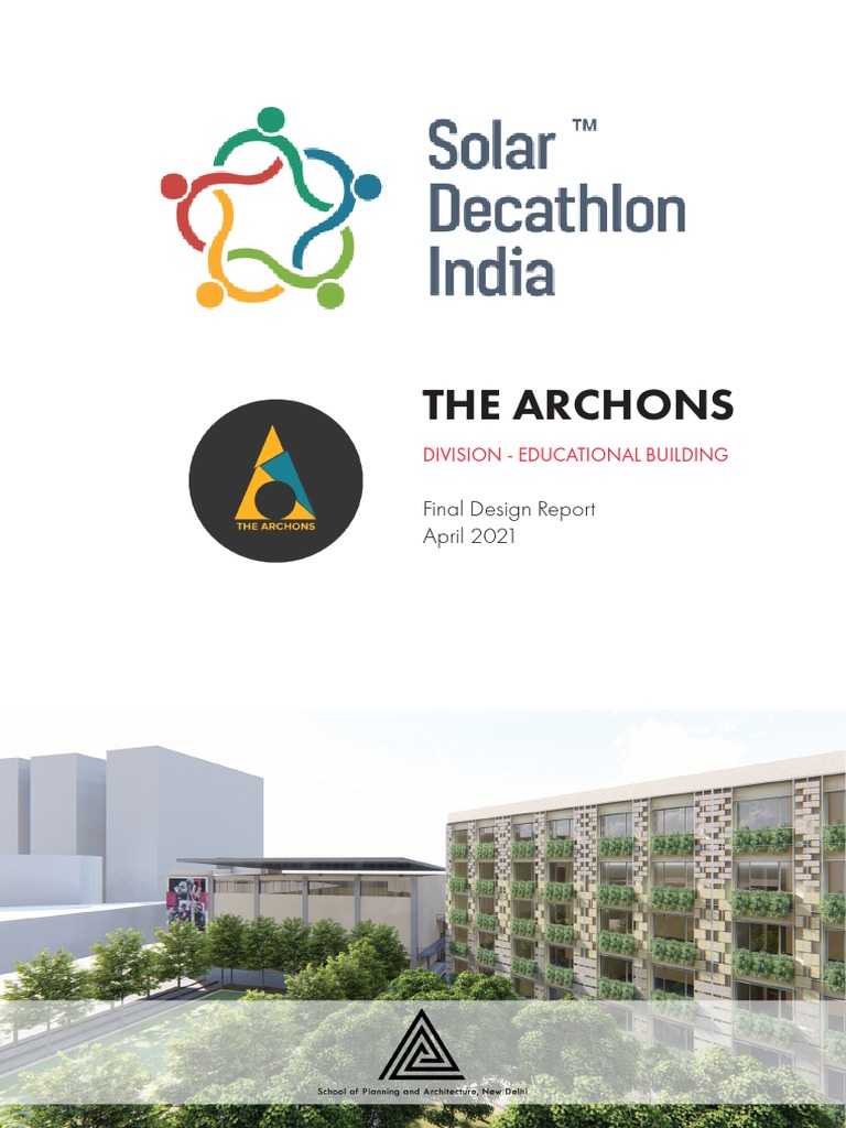 The Archons: Final Design Report April 2021 | PDF | Solar Energy | Wall