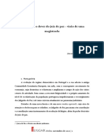 O Ser e Do Dever Ser Do Juiz de Paz - Visão de Uma Magistrada - Daniela Santos Costa