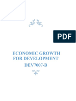 Economic Growth For Development DEV7007-B........