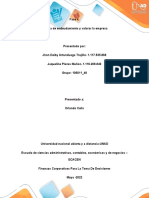 Política de endeudamiento y valoración de empresa con menos de