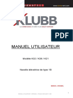 Manuel Utilisateur: Modèle K32 / K26 / K21