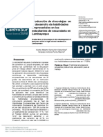 Producción de Chocotejas en El Desarrollo de Habilidades Empresariales en Las Estudiantes de Secundaria en Lambayeque