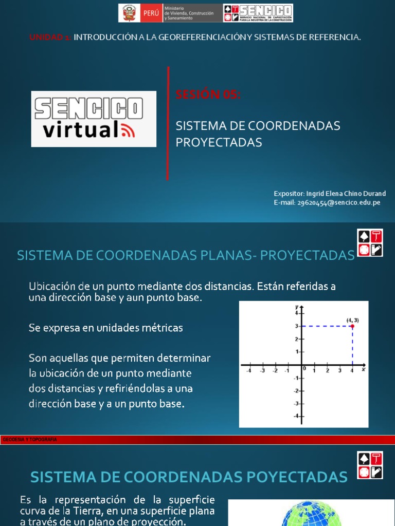 Sistema de Coordenadas Proyectadas | PDF | Ciencia y matemáticas ...
