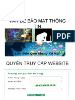 Vấn Đề Bảo Mật Thông TIN