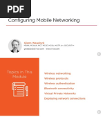 Configuring Mobile Networking Slides