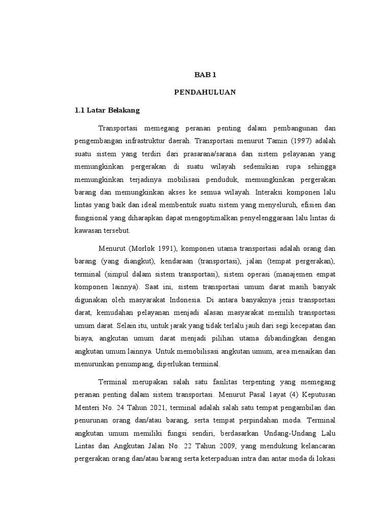 Terminal Efisien Labuan Bajo | PDF