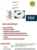 Ders - 4. SIĞA VE DİELEKTRİKLER (Onarılmış)