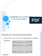 Numerical Analysis: Prof. Dr. Süheyla ÇEHRELİ