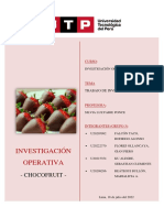 Investigación Operativa: - Chocofruit