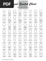 Swatch Chart - ARRTX 126 Set