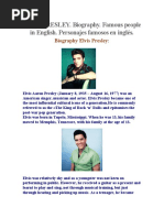 Elvis Presley: Facts and Early Life | PDF | Elvis Presley