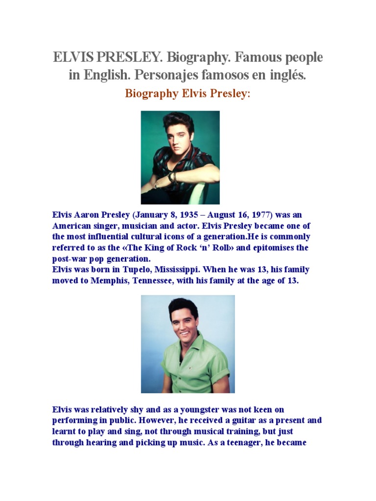 Elvis Presley | Download Free PDF | Elvis Presley