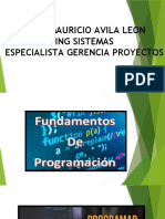 Juan Mauricio Avila Leon Ing Sistemas Especialista Gerencia Proyectos