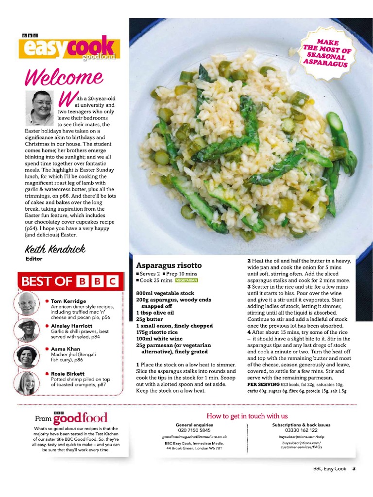 Asparagus Risotto Pdf