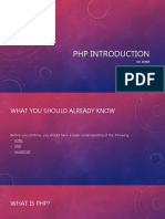 PHP Introduction: Sir. Eman