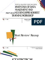 Data Analysis and Pivot Tables in Excel