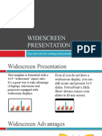 Widescreen Presentation