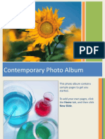 Contemporary Photo Album
