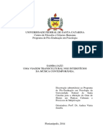 Universidade Federal de Santa Catarina Centro de Filosofia e Ciências Humanas Programa de Pós-Graduação em Psicologia