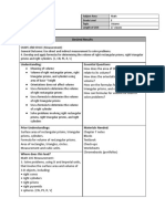 Math 8 Volume Unit Plan