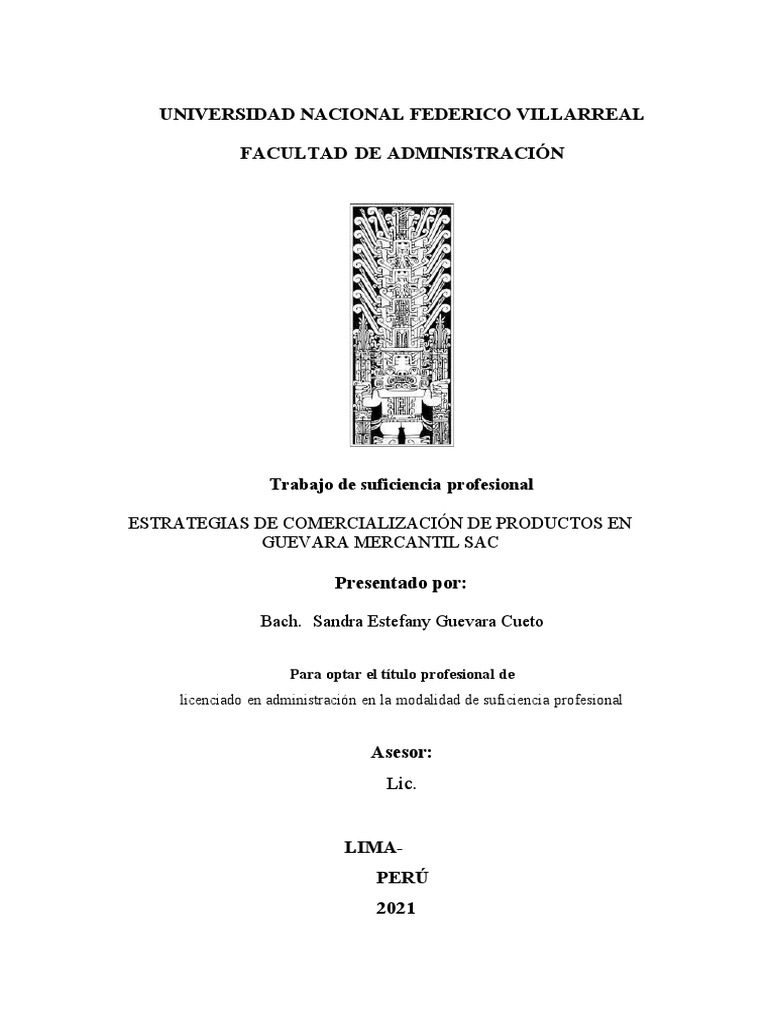 Informe de Suficiencia Profesional Sandra Estefany Guevara Cueto