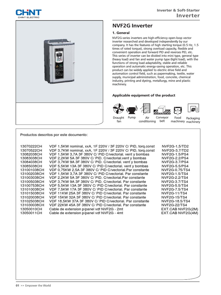 NVF2G Inverter | PDF | Power Inverter | Power Supply