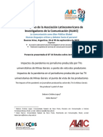 Impactos pandemia jornalismo TVs universitárias MG