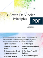 B. Seven Da Vincian Principles: Reporters