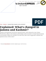 What's Changed in Jammu and ..