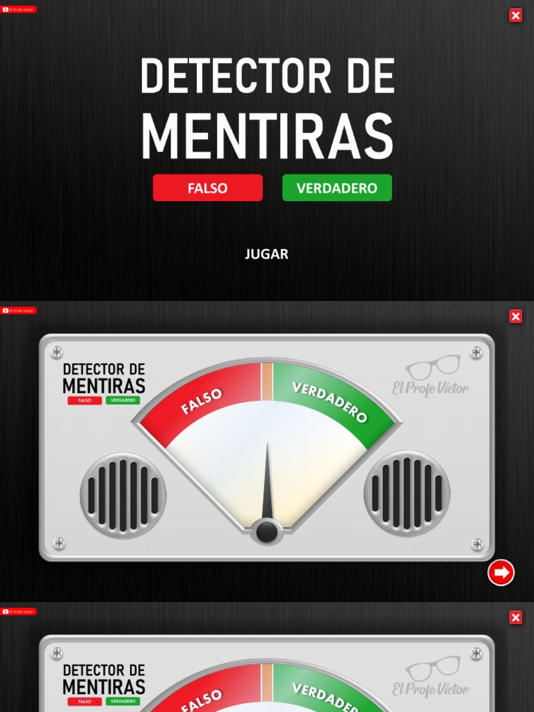 Detector de Mentiras - Modo 2 - El Profe Victor | PDF | Relaciones ...