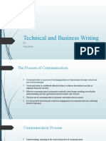 Technical and Business Writing: A Guide to Effective Communication