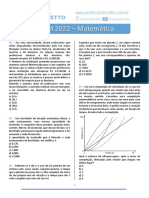 Enem 2022 - Matemática: Professorferretto Professorferretto